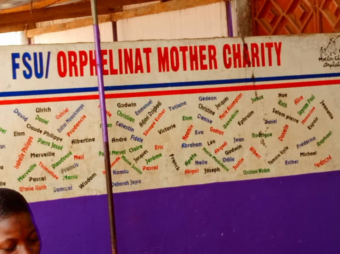 Gift to Mother Charity orphanage
